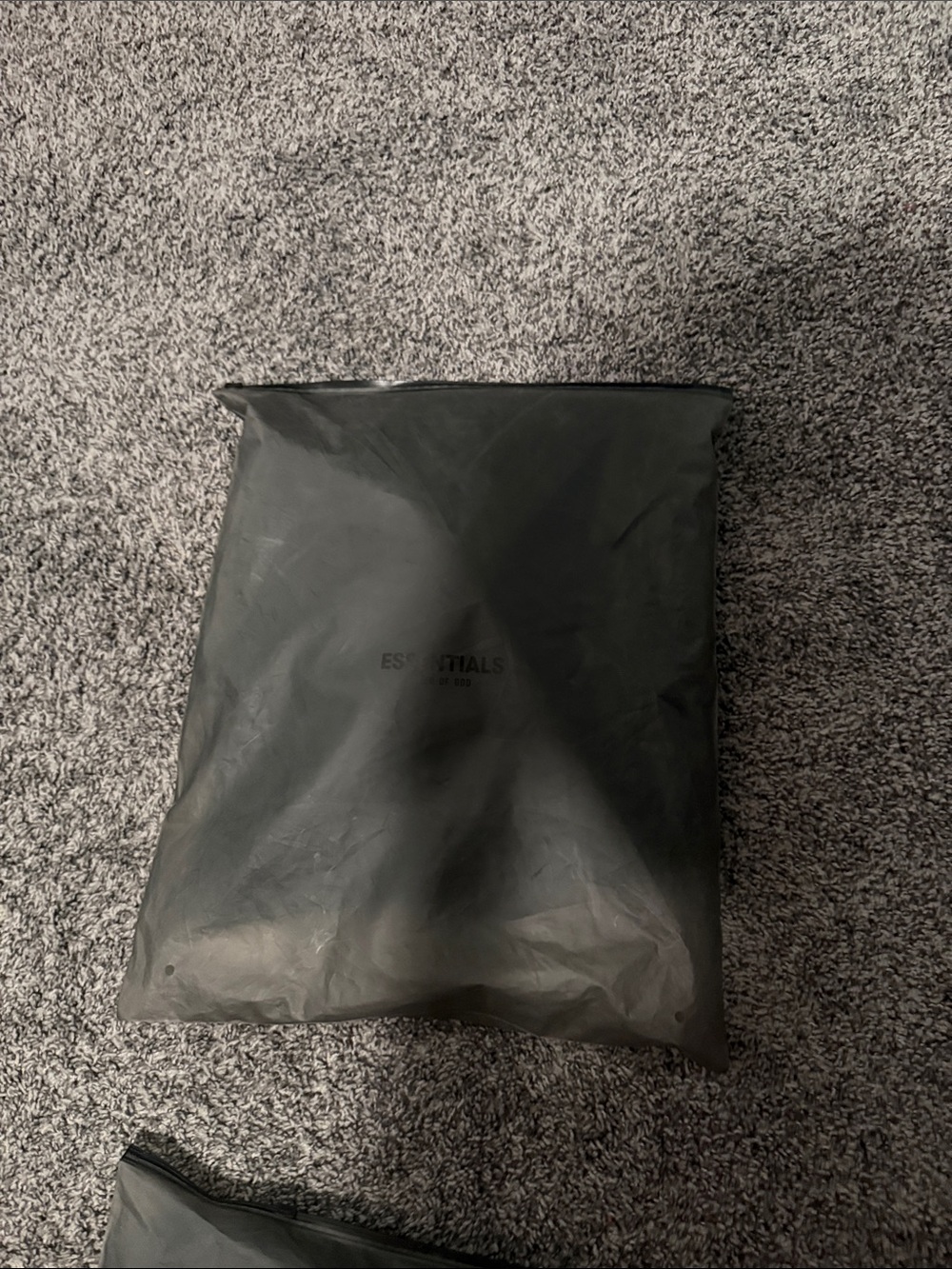 ESSENTIALS Black hoodie